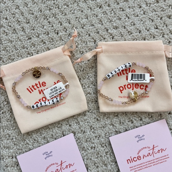 NEW Little Words Project Besties Bracelets (two) - Picture 3 of 5